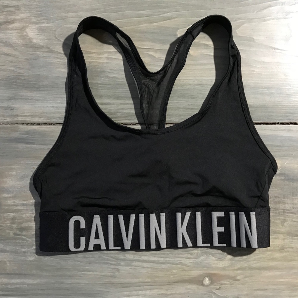 Black Calvin Klein Sports Bra